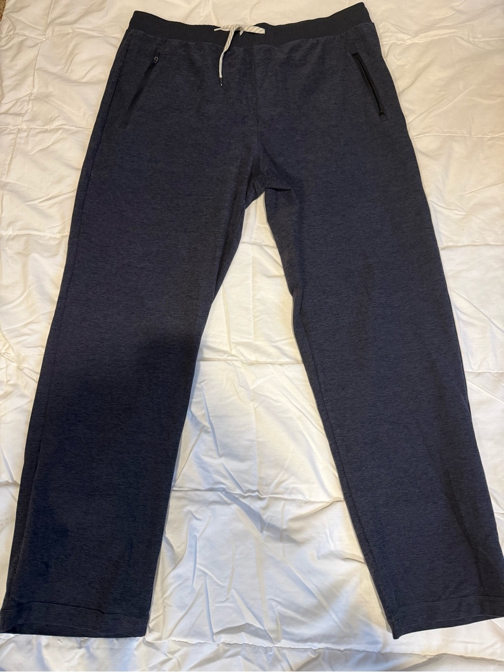 VUORI Mens Channel Dreamknit Pants V455 Dark Heather Gray
